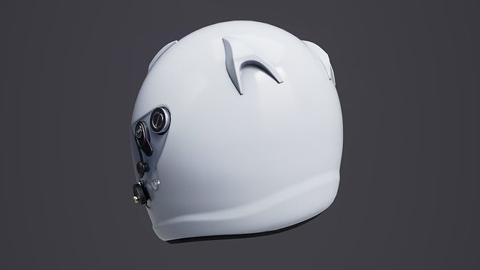 Helmet 01 Low-poly 3D model 6