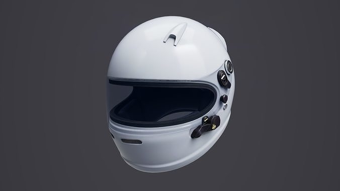 Helmet 01 Low-poly 3D model 2