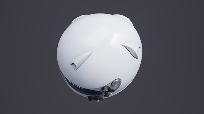 Helmet 01 Low-poly 3D model 4