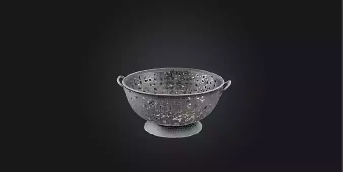 Colander Low-poly 3D model
