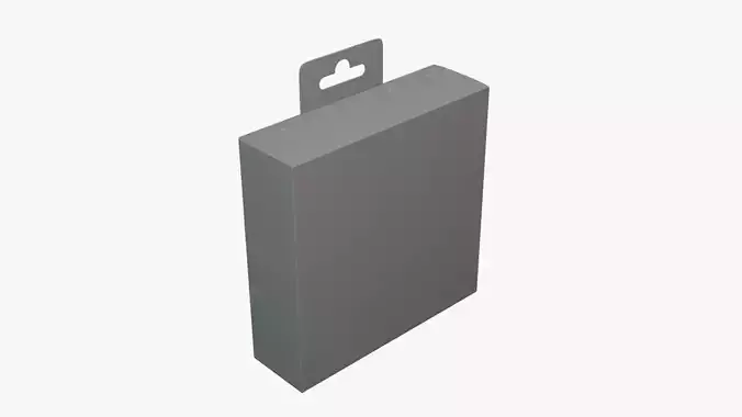 Basic Box Package - Geometry Only No Textures No Materials