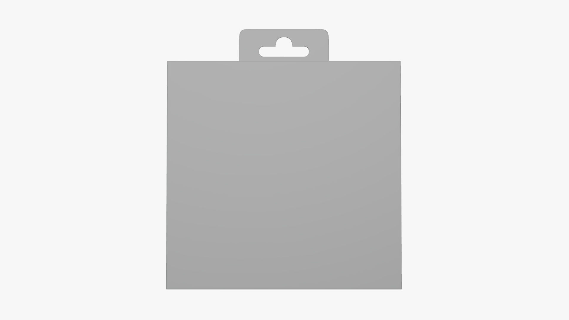 Basic Box Package - Geometry Only No Textures No Materials 3D model_1