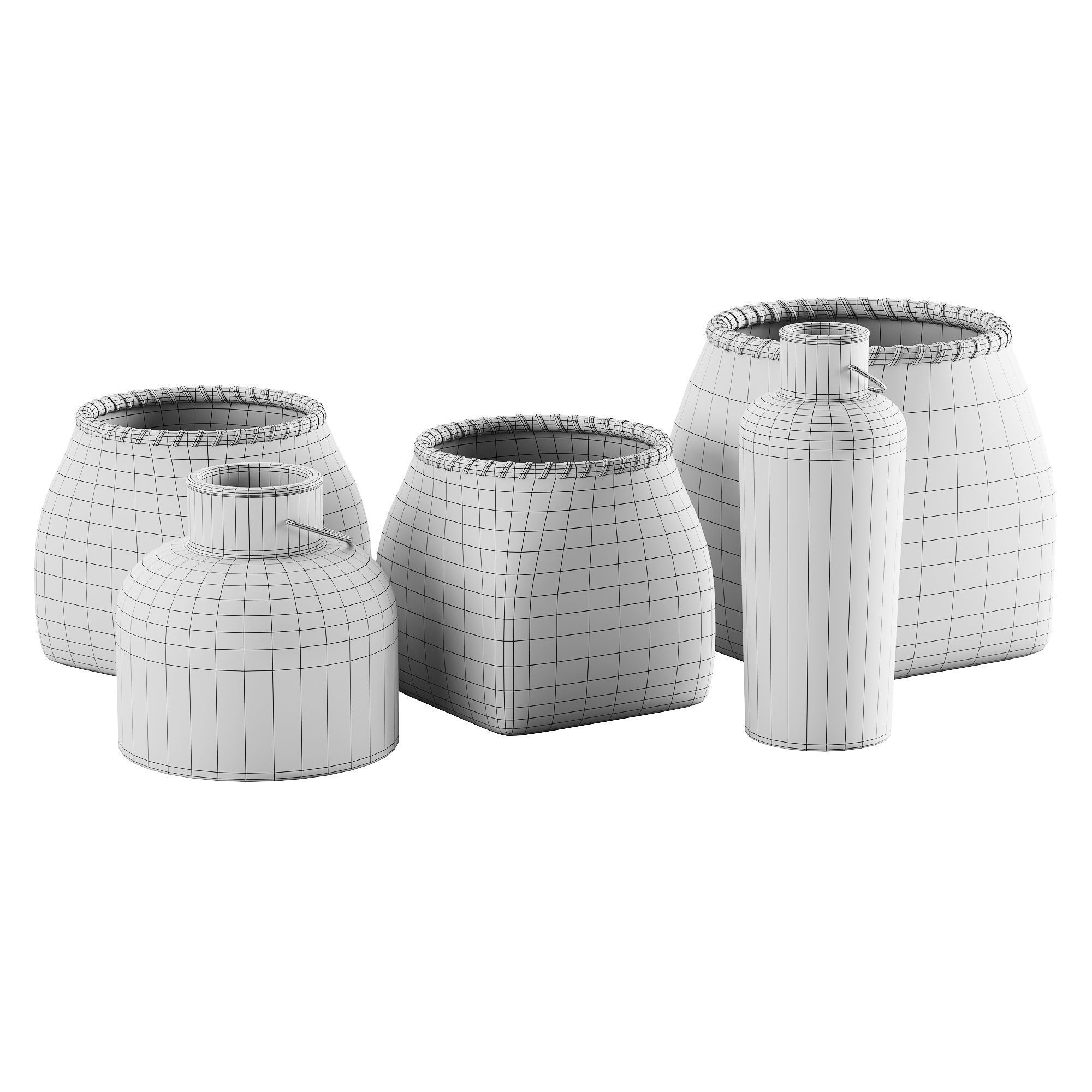 Shelf Decor Set 3D model_2