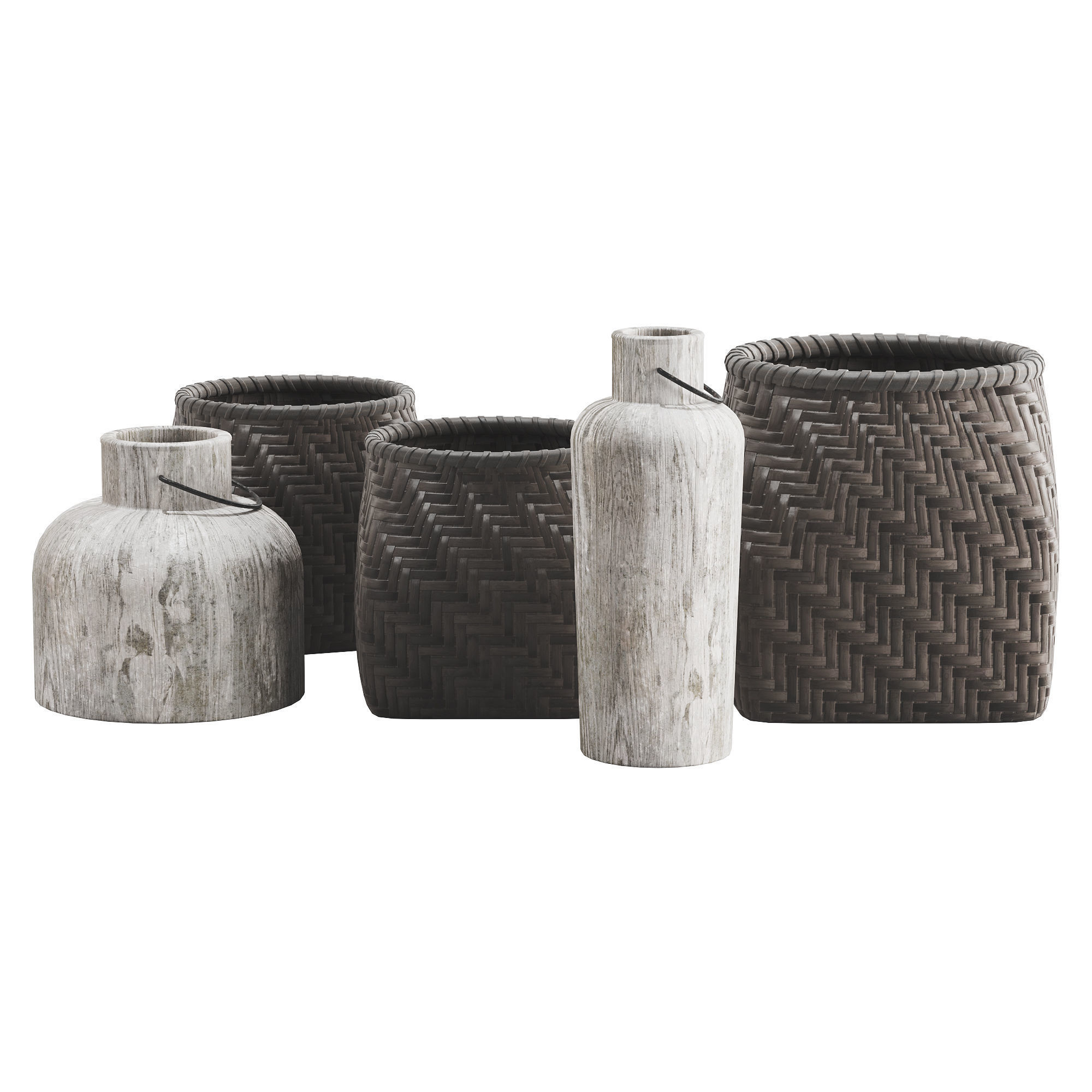 Shelf Decor Set 3D model_1