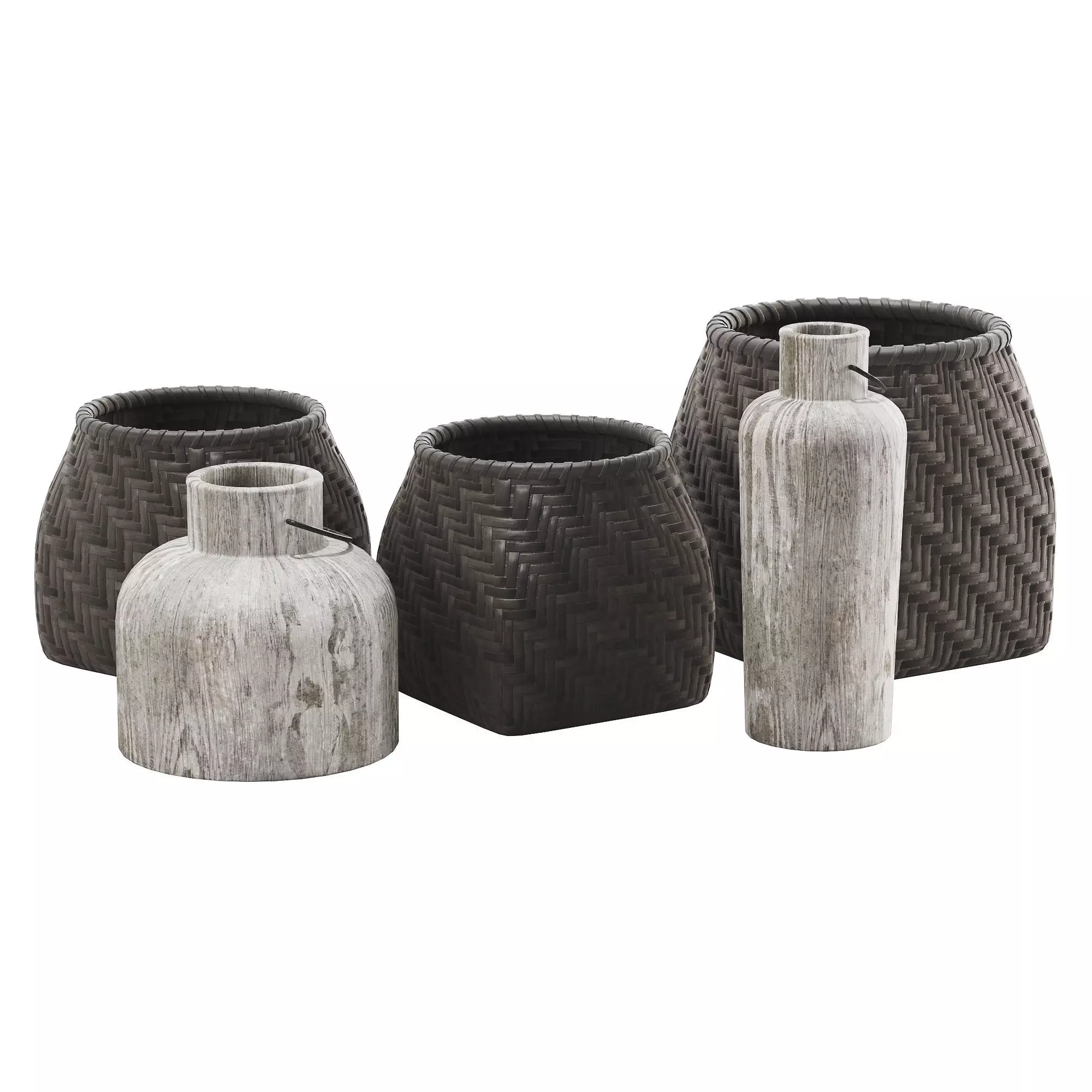 Shelf Decor Set 3D model_0