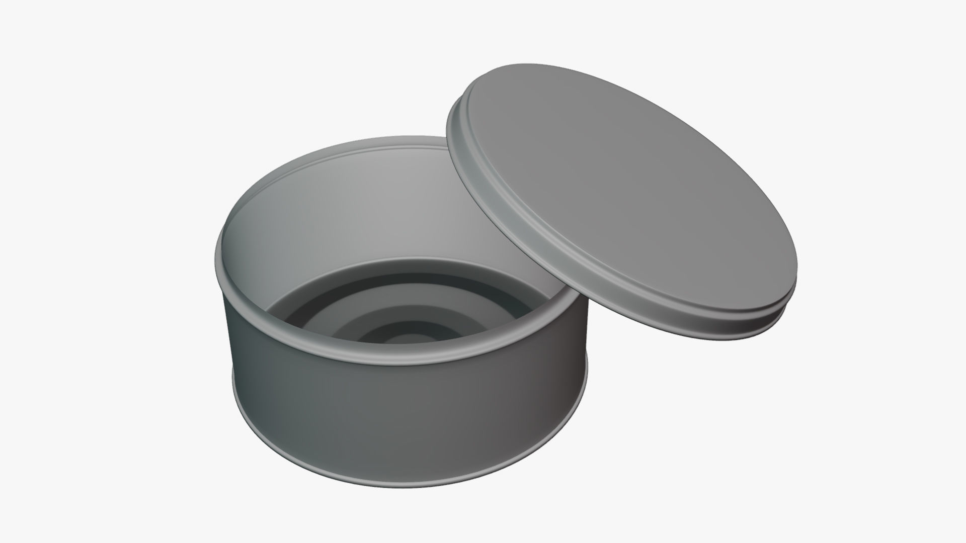 Basic Tin Cookie - Geometry Only No Textures No Materials 3D model_4