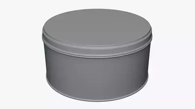 Basic Tin Cookie - Geometry Only No Textures No Materials