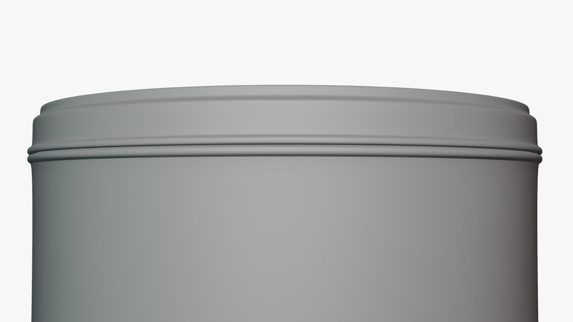 Basic Tin Cookie - Geometry Only No Textures No Materials 3D model_3