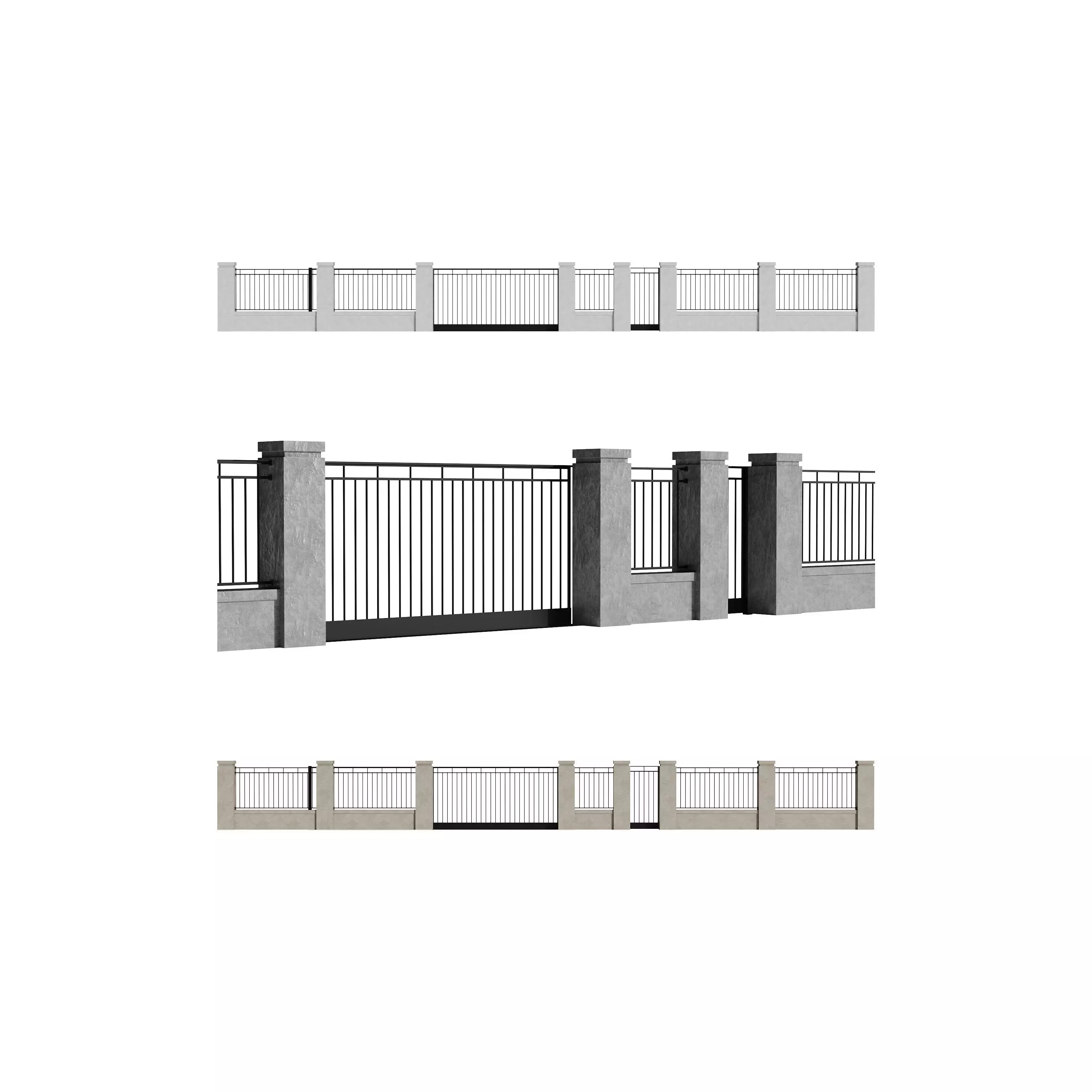 Fencing 10 3D model_0