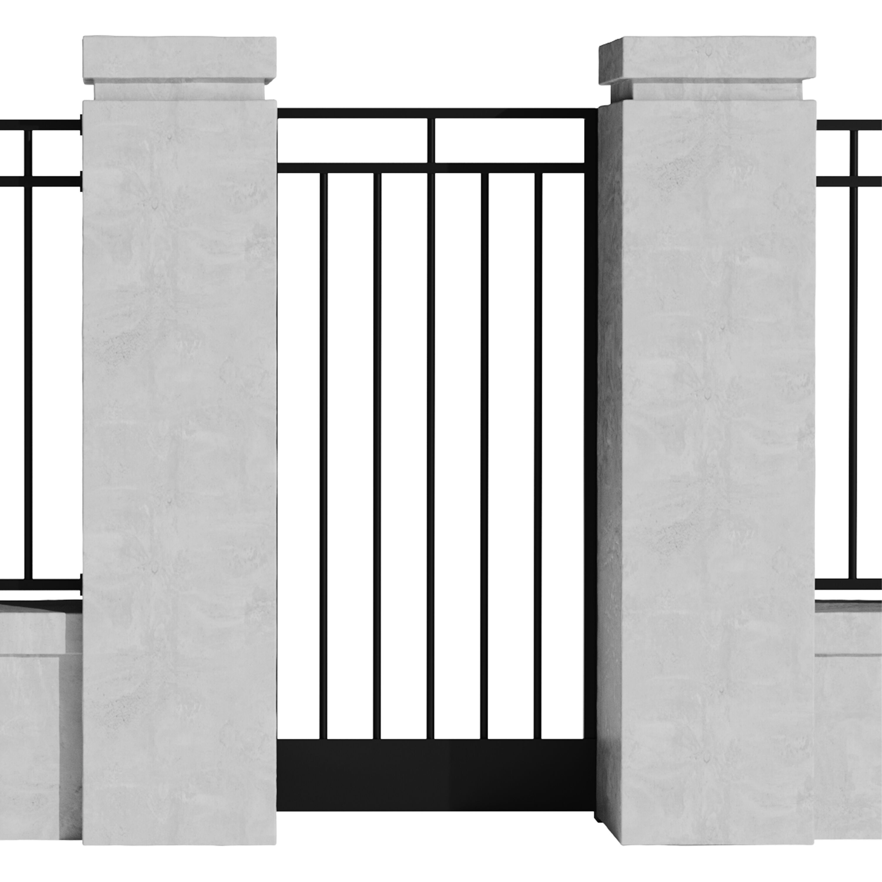 Fencing 10 3D model_7