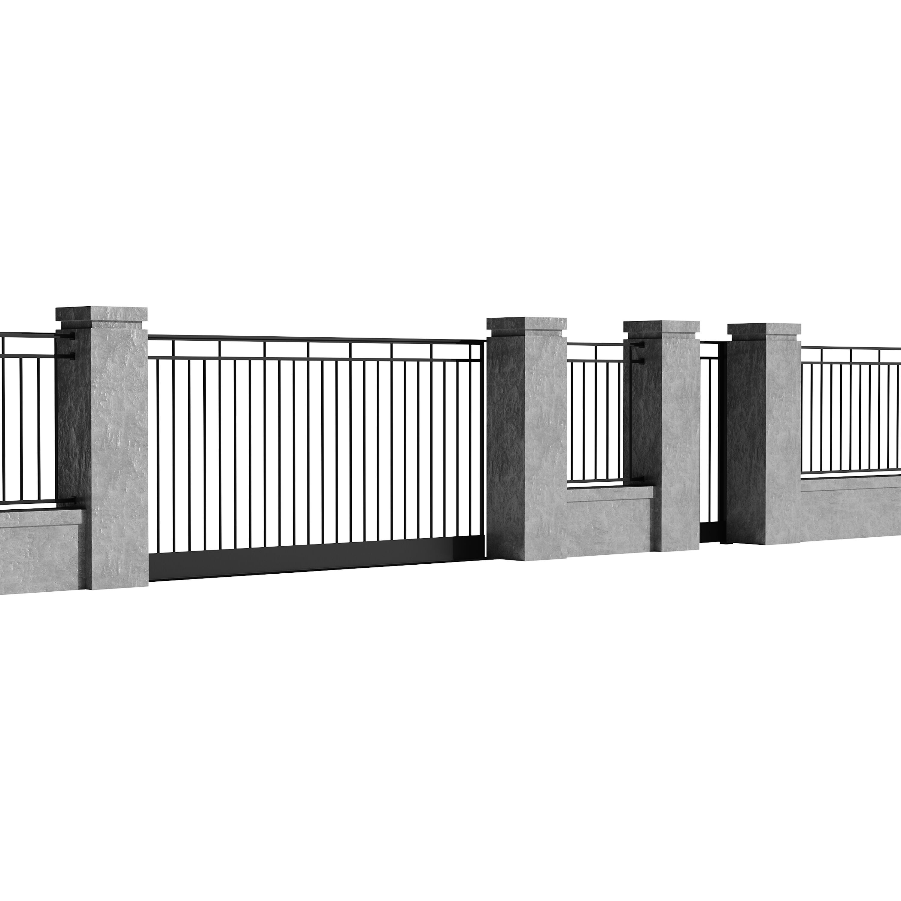 Fencing 10 3D model_1