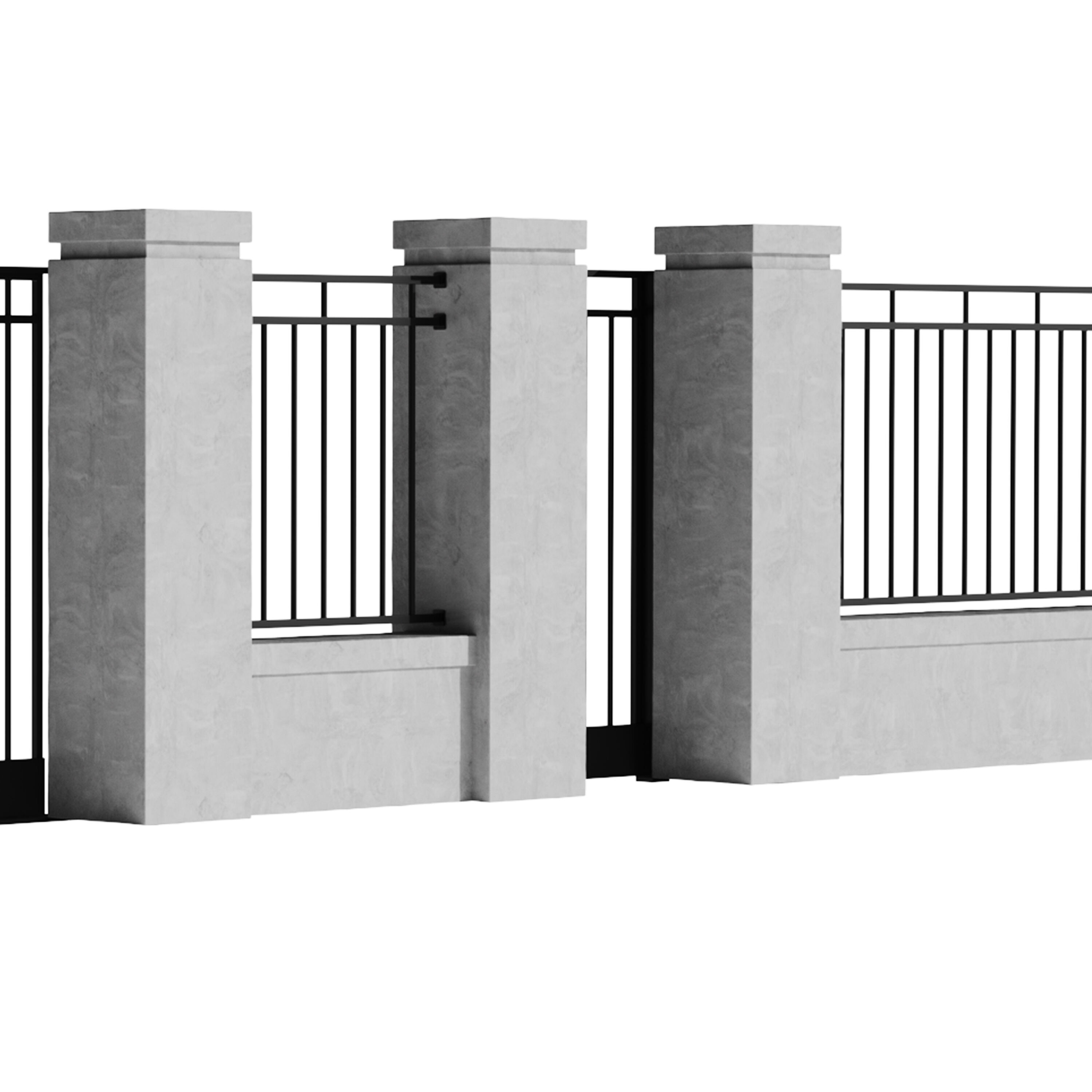 Fencing 10 3D model_6