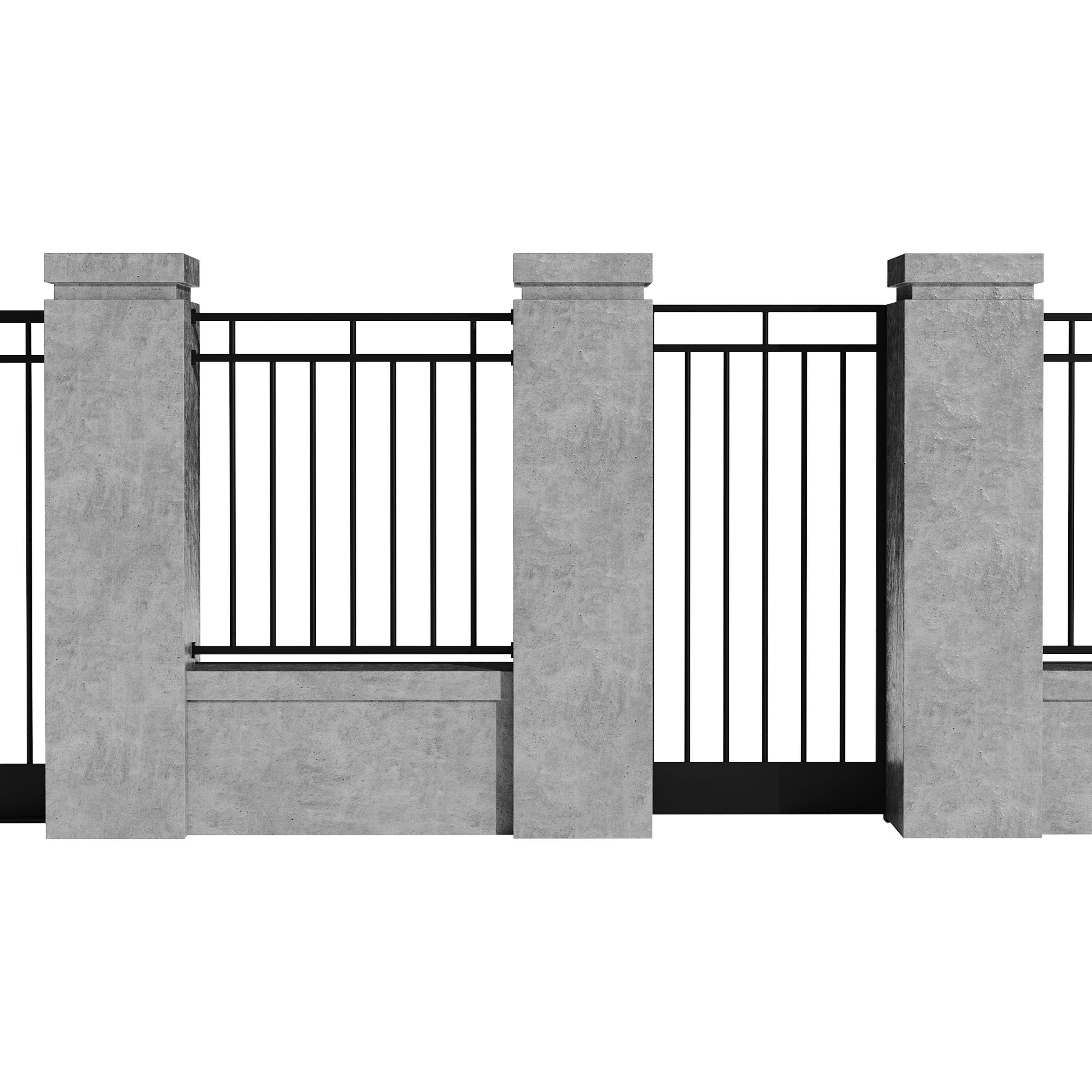 Fencing 10 3D model_8