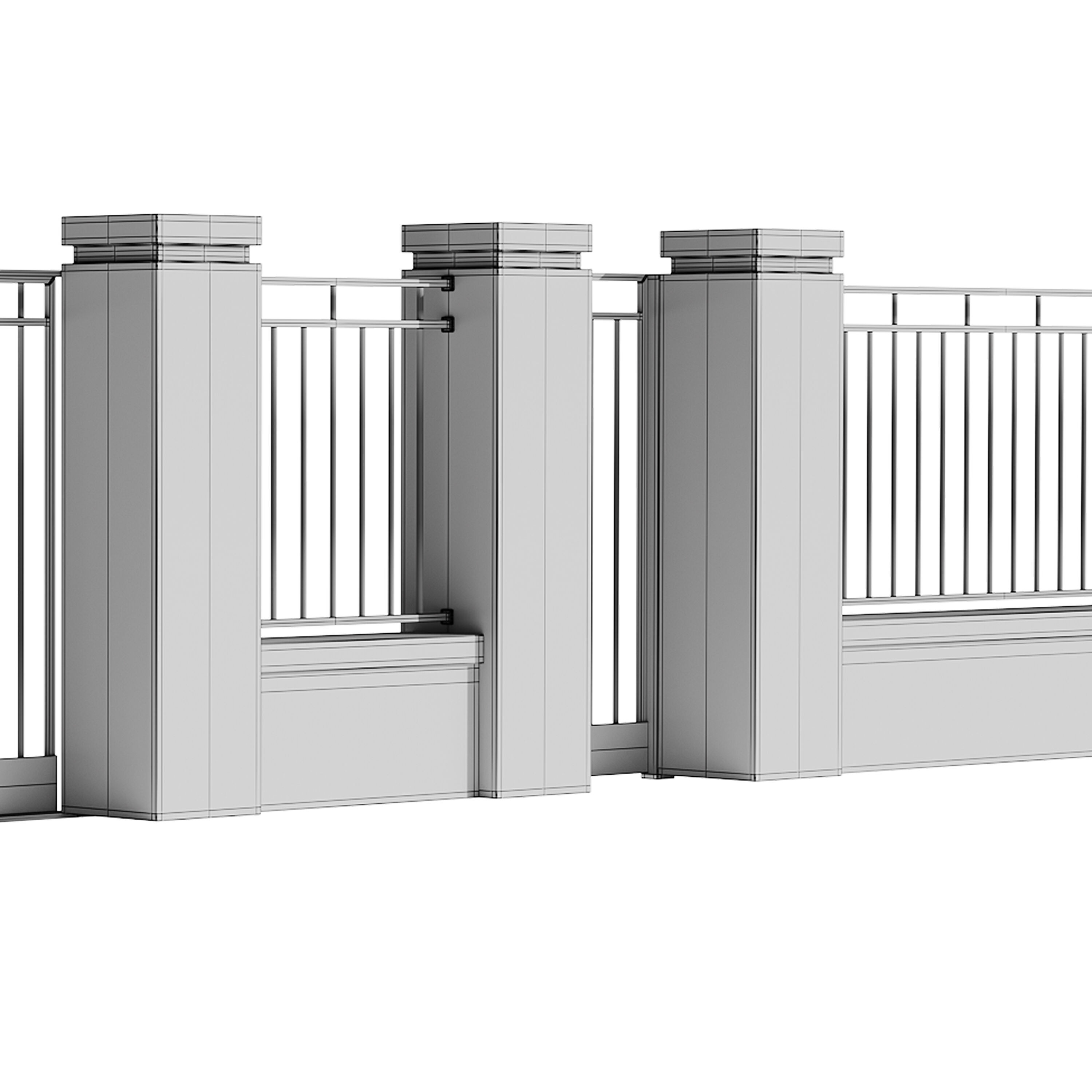 Fencing 10 3D model_13