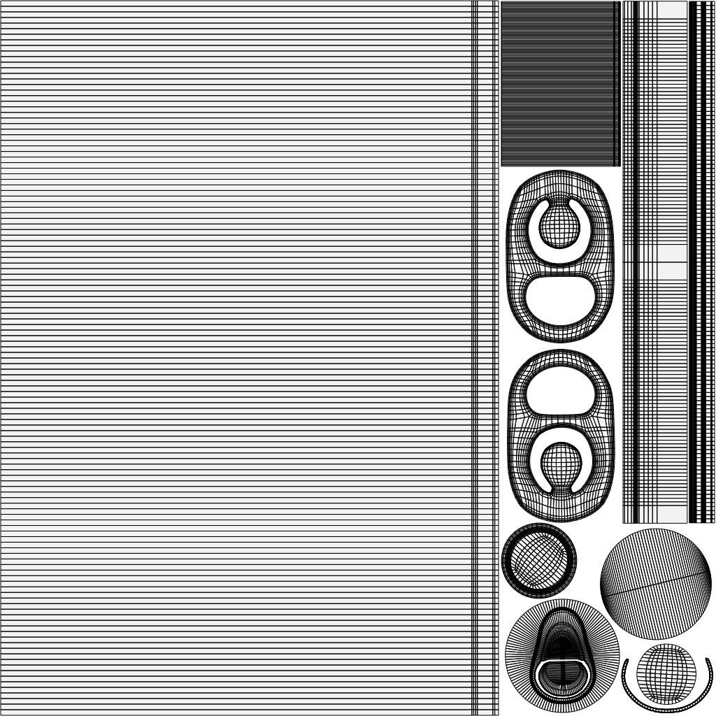 150ml Slim Beverage Can with Water Droplets Open and Closed Tabs Low-poly 3D model_20