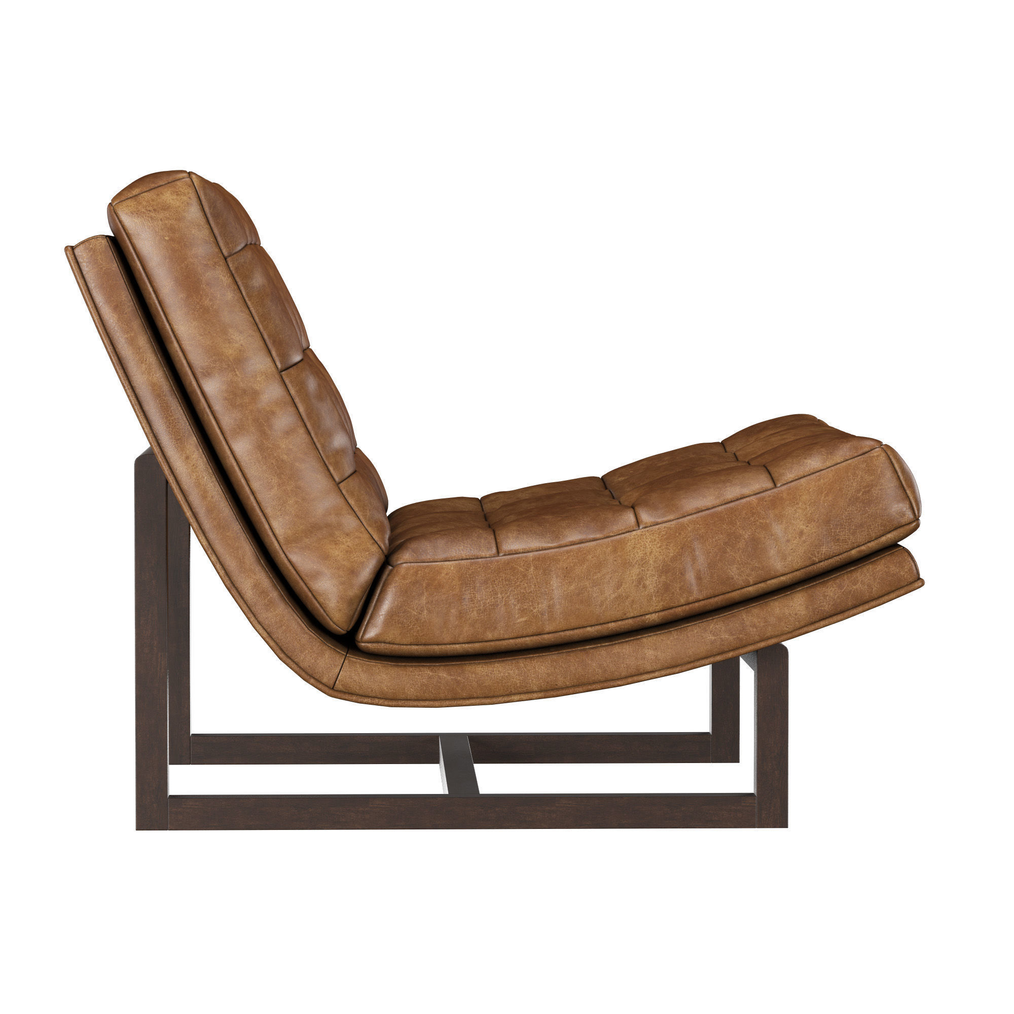 Braden Leather Chair 3D model_4