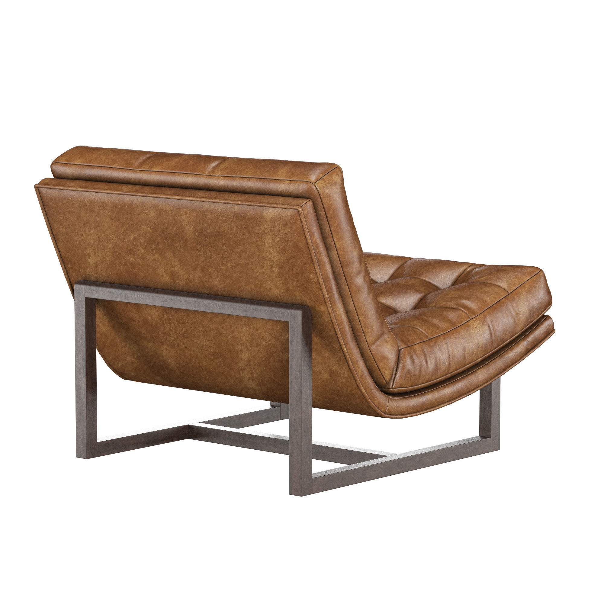 Braden Leather Chair 3D model_5