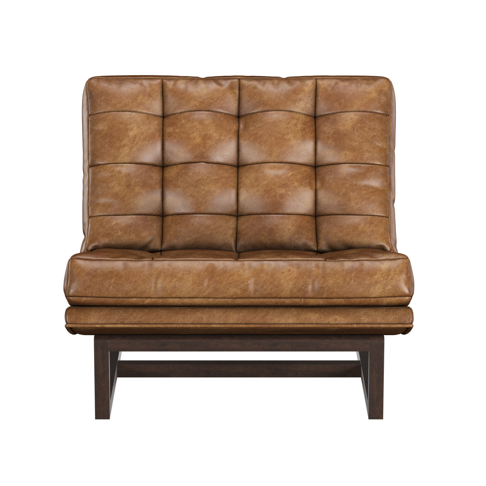 Braden Leather Chair 3D model_2