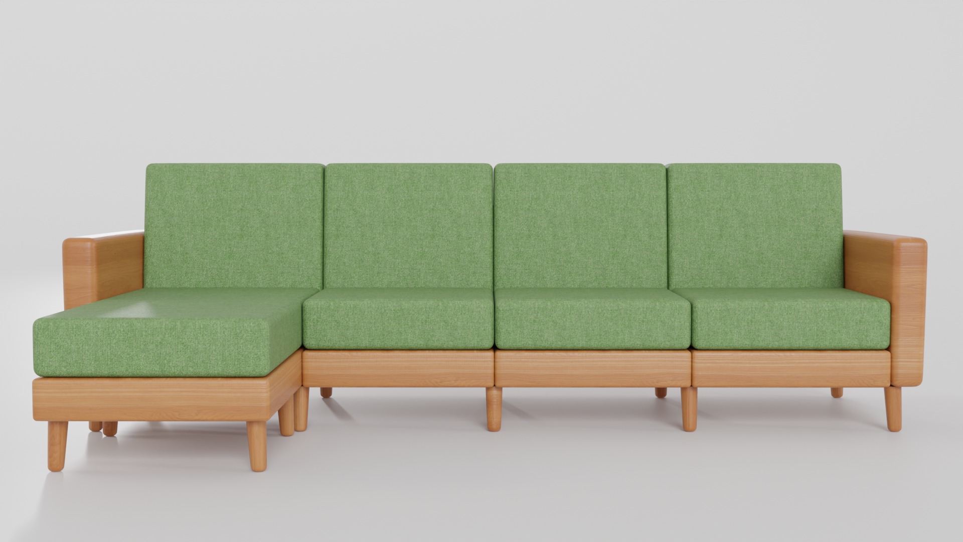 King Sofa 3D model_4