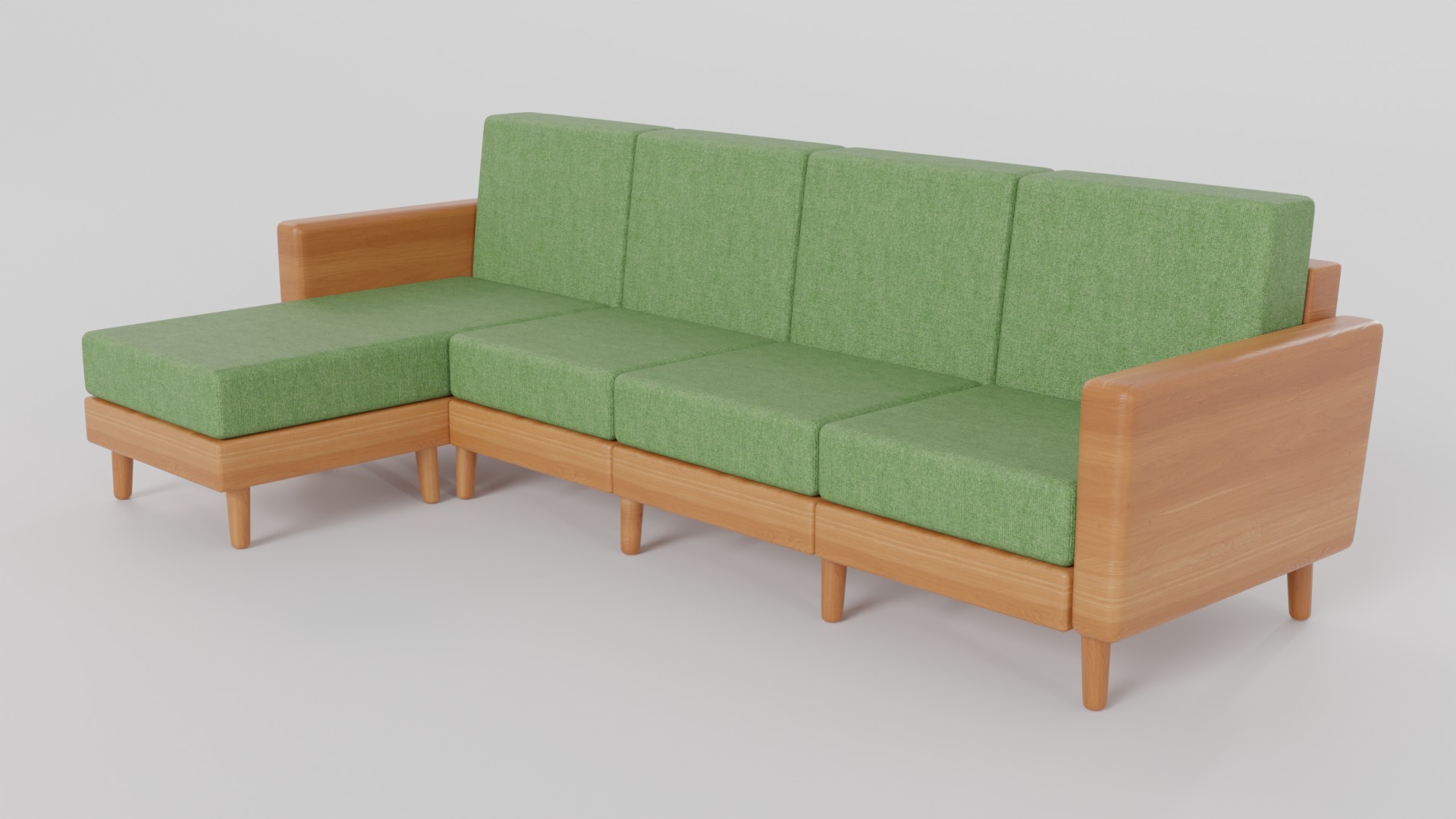 King Sofa 3D model_2
