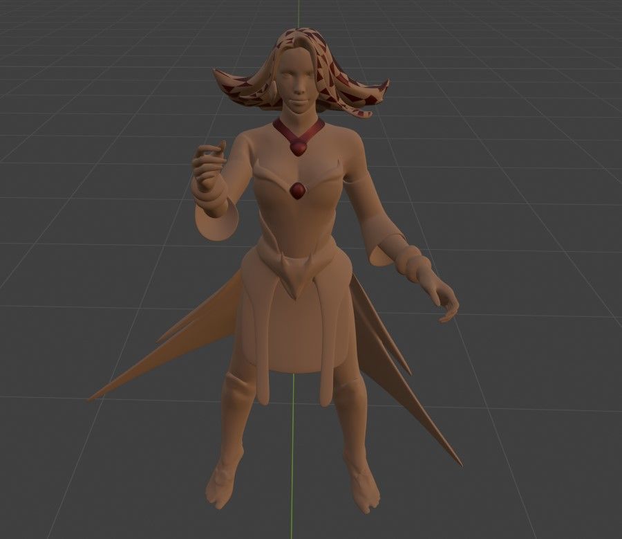 Lina The Fiery Sorceress of Dota 2  Stunning 3D Model 3D print model_5