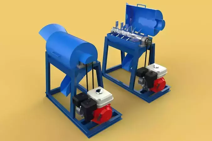 GARBAGE SHREDDER CRUSHER MACHINE WASTE RUBBISH CUTTING COMPOSTER