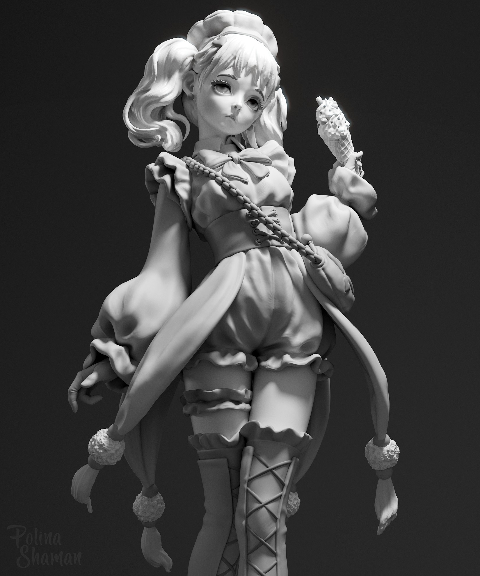 Sadness Cute Printable Stl 3D print model_3