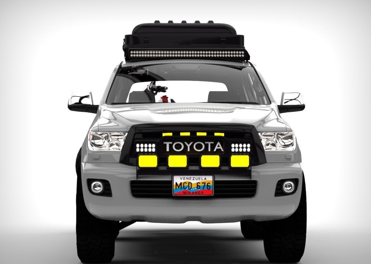 Toyota Sequoia 2010 Equipada  3D model_1