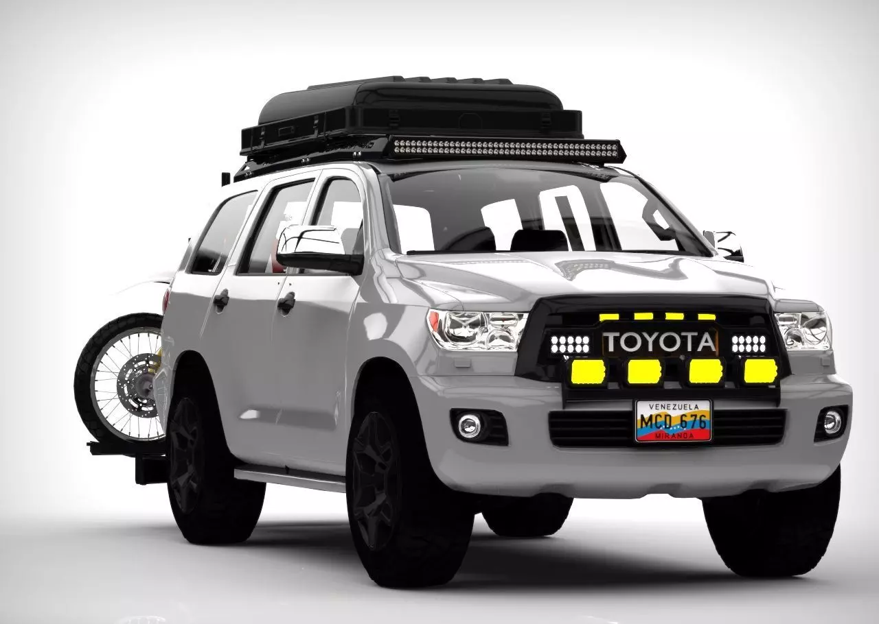 Toyota Sequoia 2010 Equipada  3D model_0