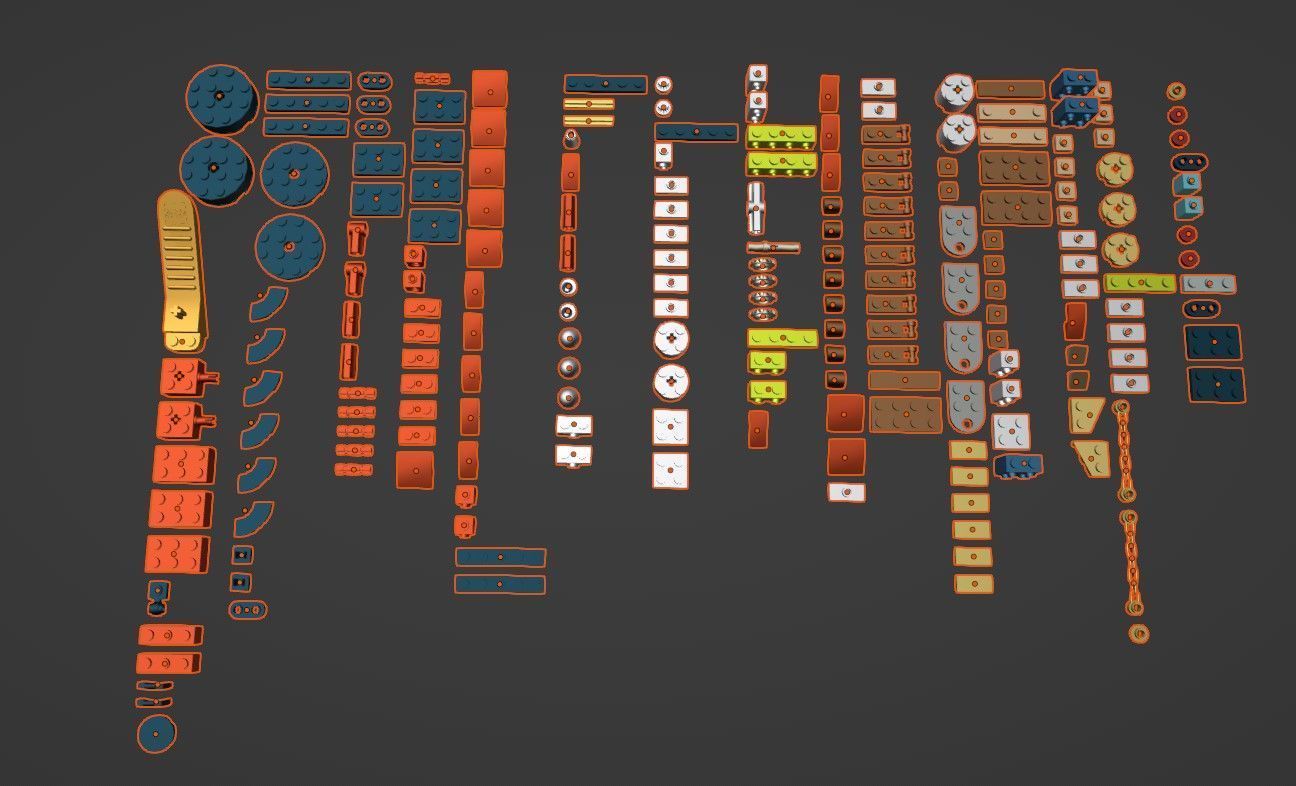 PixelBricks3D - Lego Christmas Nutcracker  3D print model_4