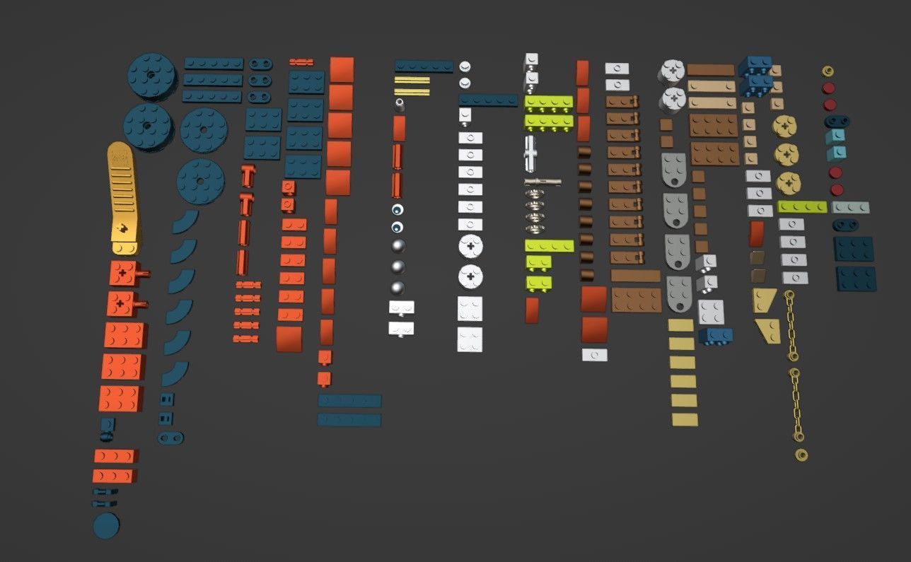 PixelBricks3D - Lego Christmas Nutcracker  3D print model_3