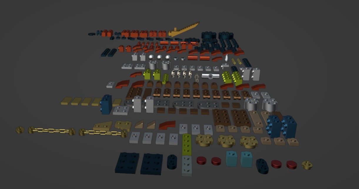 PixelBricks3D - Lego Christmas Nutcracker  3D print model_5