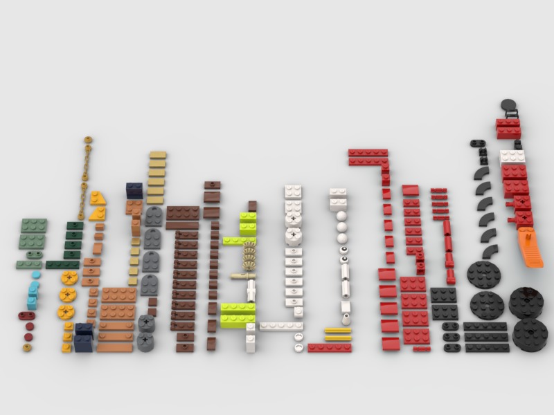 PixelBricks3D - Lego Christmas Nutcracker  3D print model_1