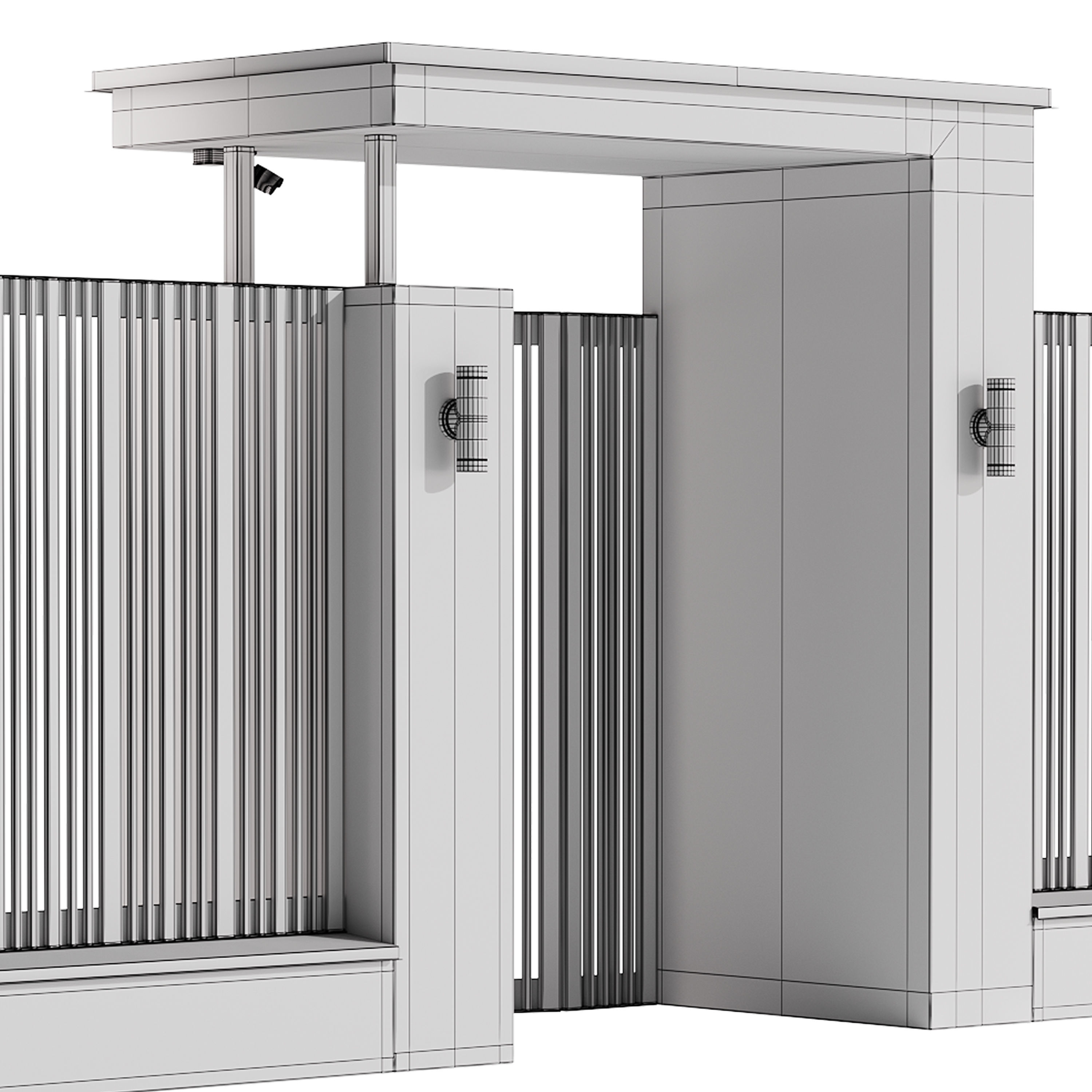 Fencing 16 3D model_14