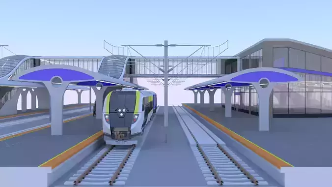 American train station II