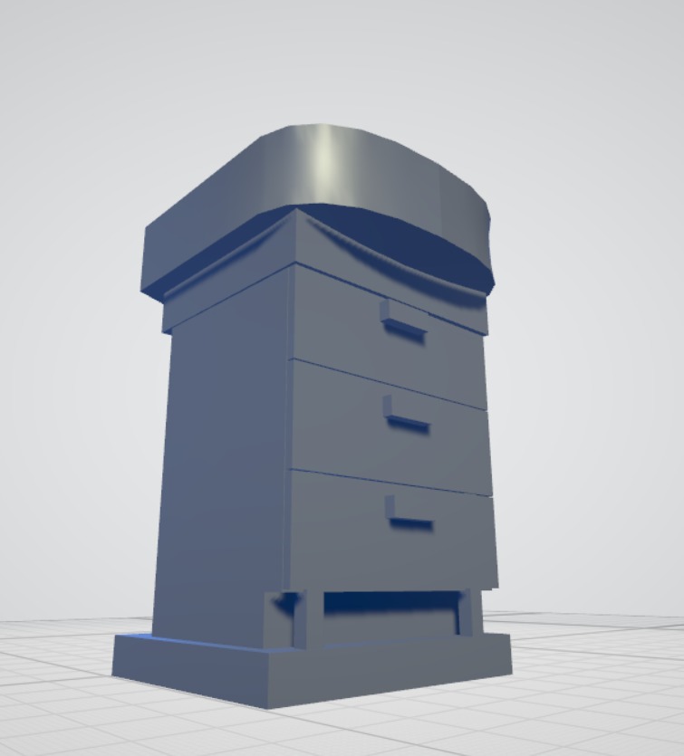 Basic Sink 3D print model_3