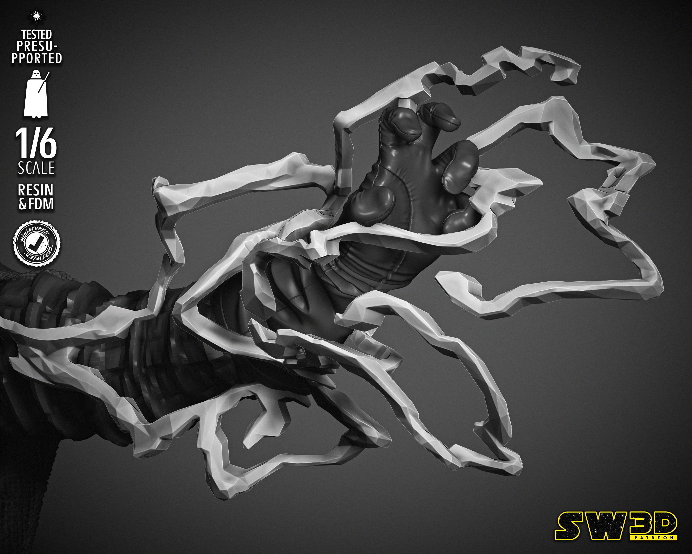 STAR WARS Darth Nihlus Sculpture 3D print model_28