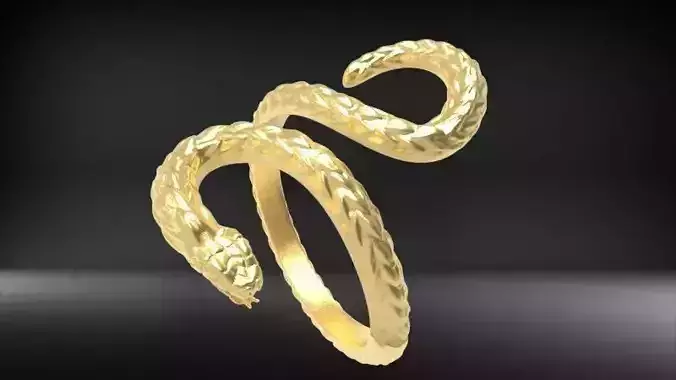 Snake ring Eternity Stacking Luxury Snake jewelry Gift for her 