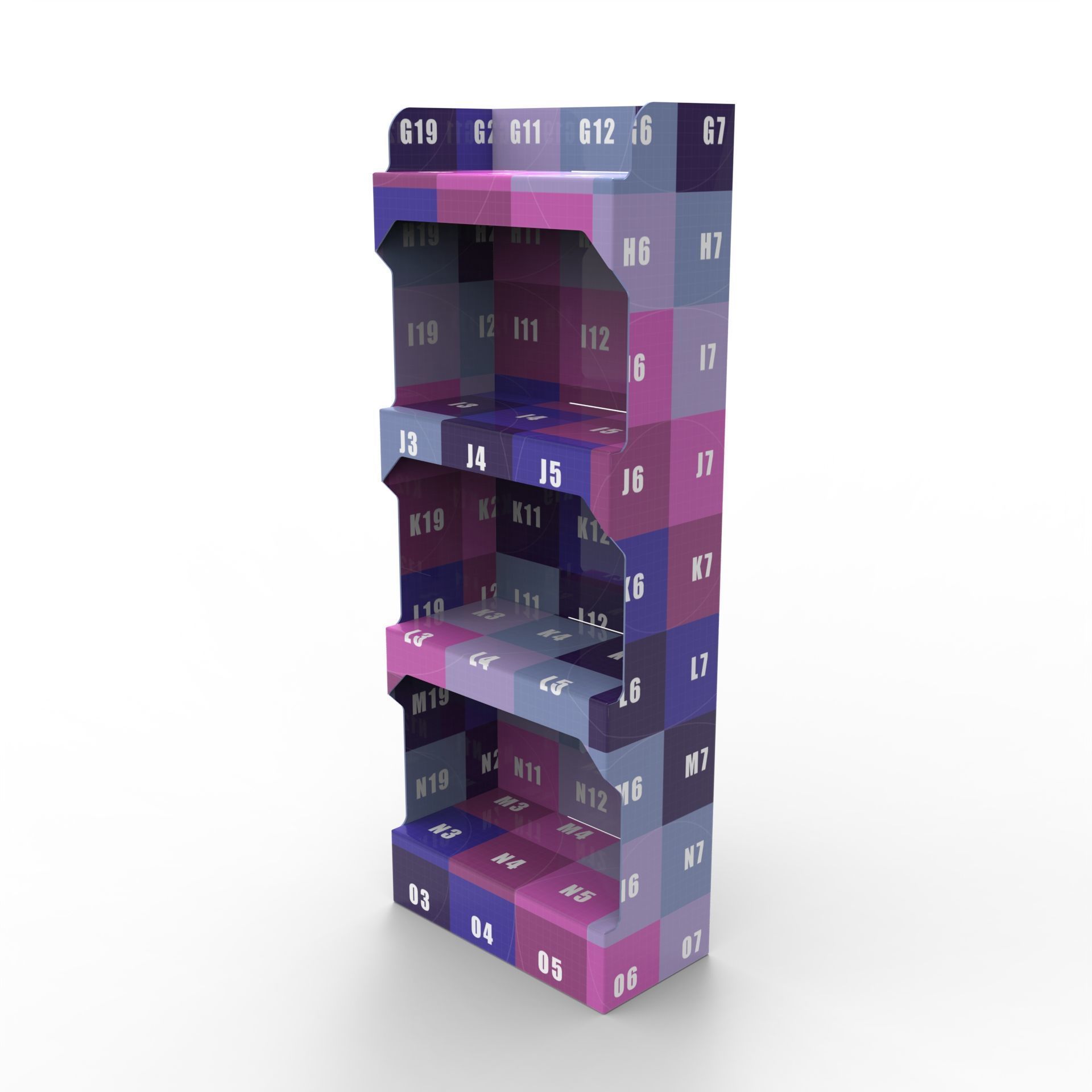 Point of Sale Cardboard Display Stand Texture_8