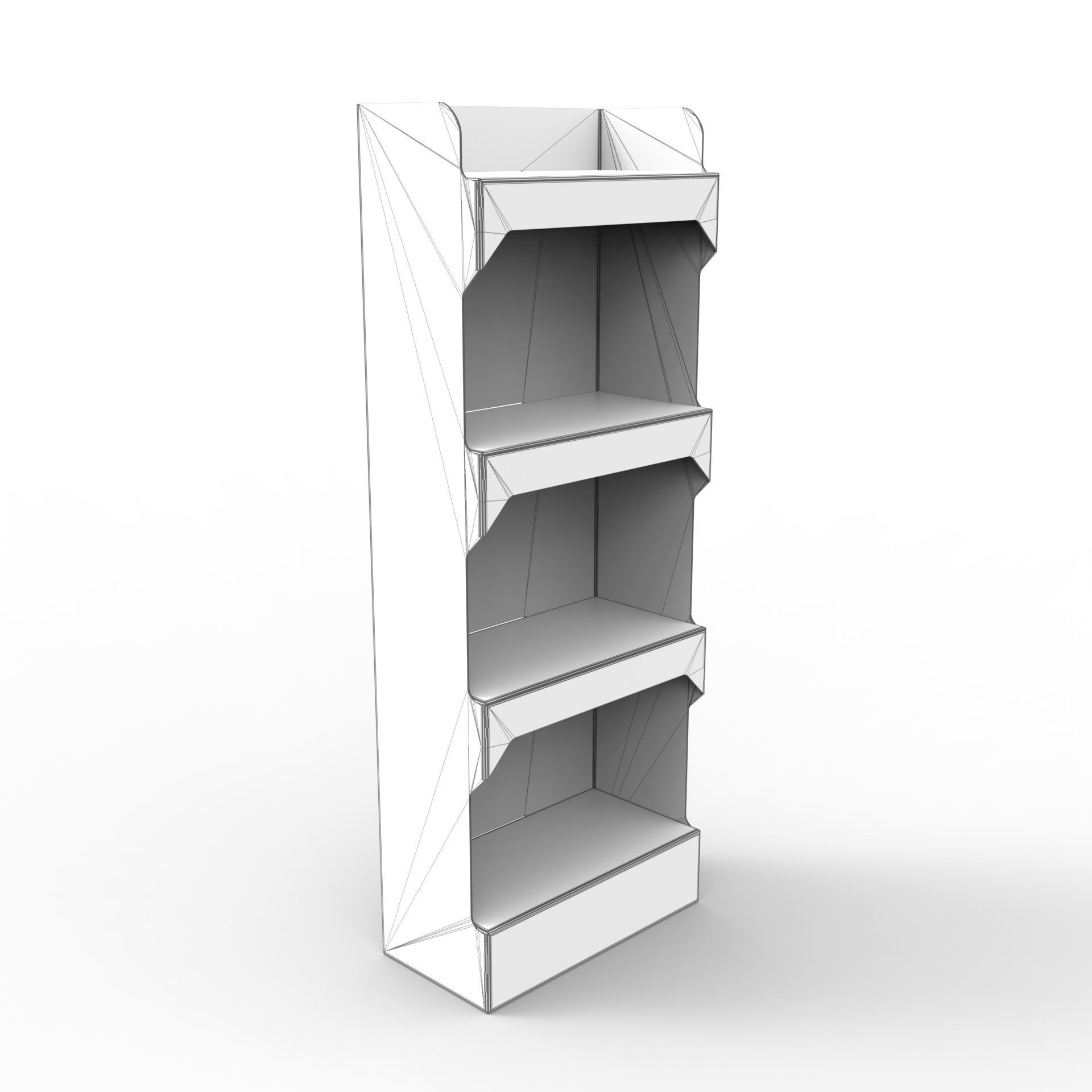 Point of Sale Cardboard Display Stand Texture_3