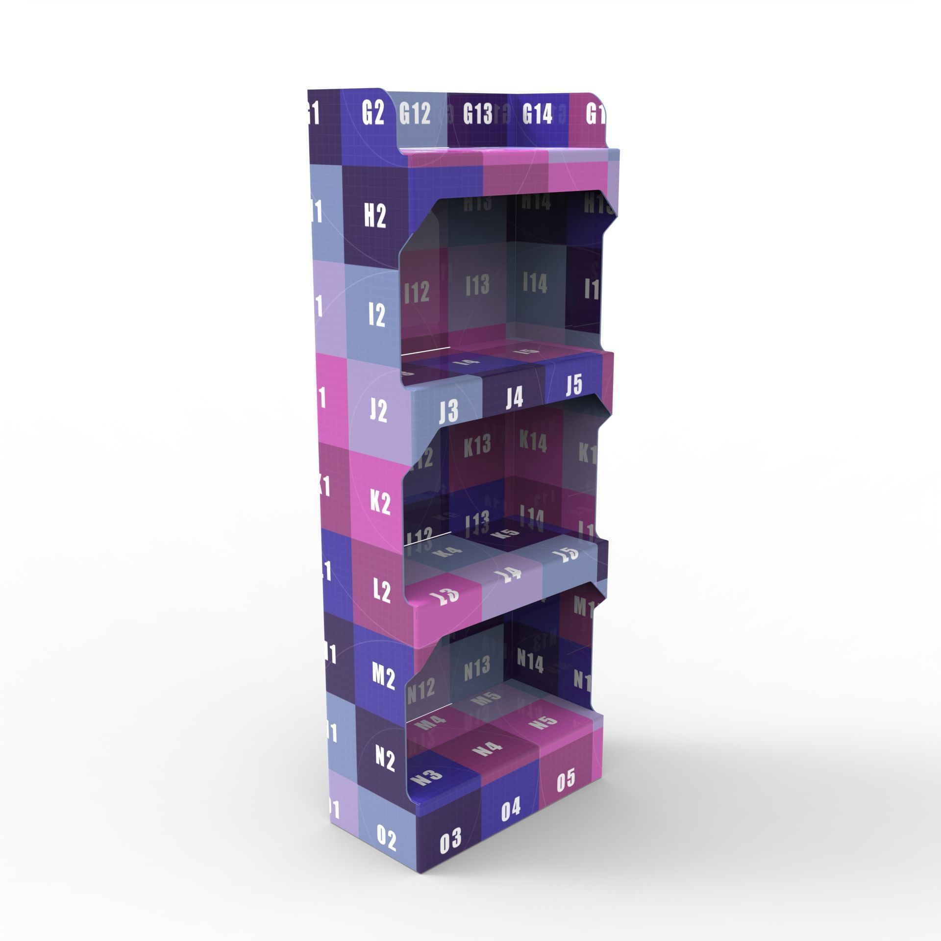 Point of Sale Cardboard Display Stand Texture_6