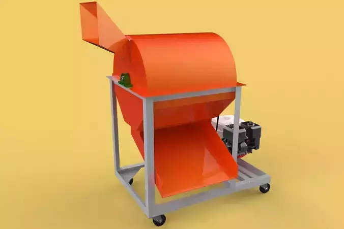 RUBBISH SHREDDER CRUSHER MACHINE WASTE GARBAGE CUTTING COMPOSTER 3D model RUBBISH SHREDDER CRUSHER MACHINE WASTE GARBAGE CUTTING COMPOSTER 3D model