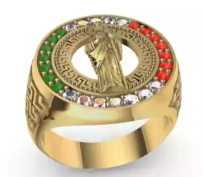Saint Jude Signet Ring anillo san judas