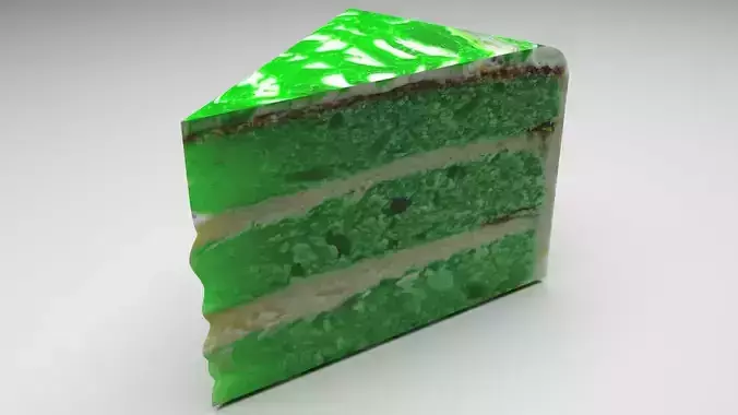 Green Cake 3D model