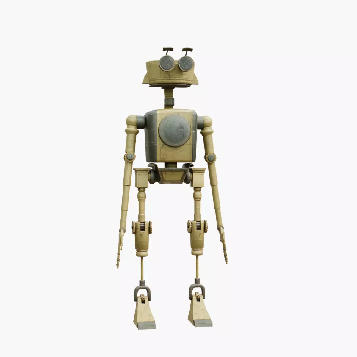 Robot Humanoid-A1 rigged 3D model_0