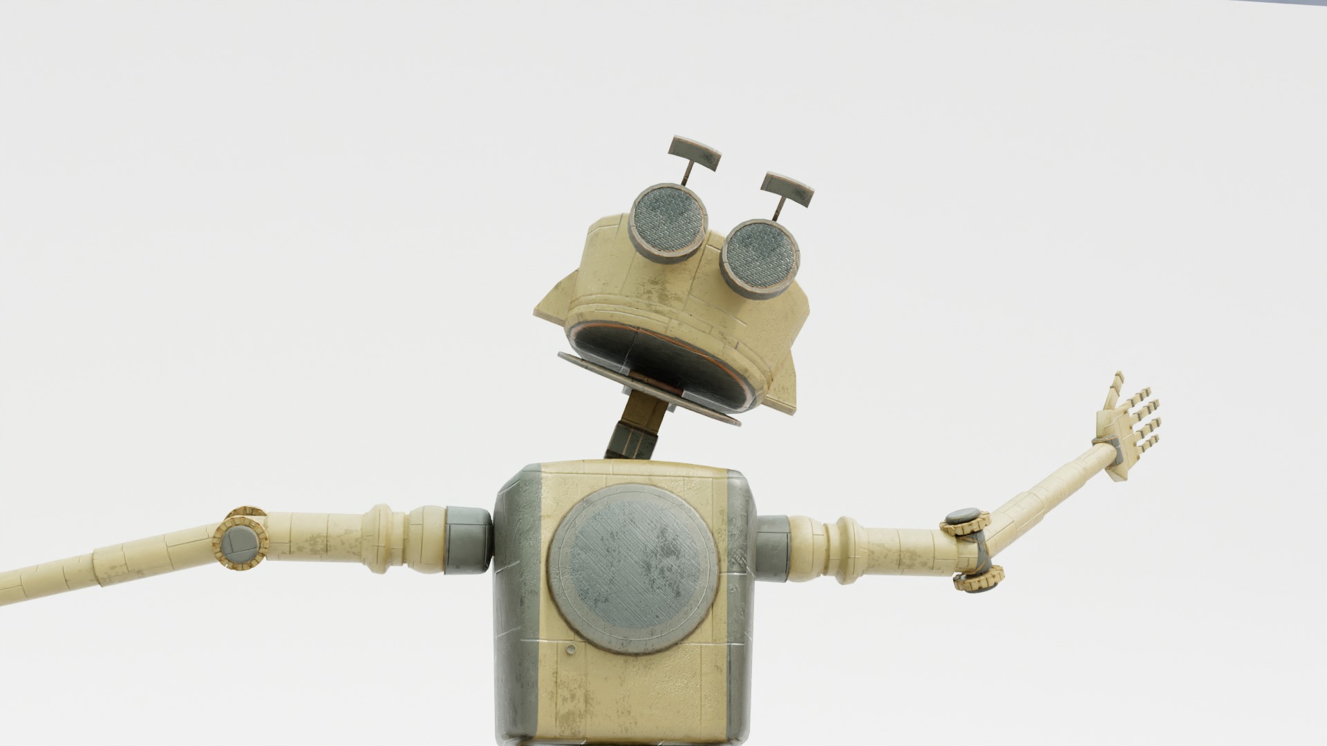 Robot Humanoid-A1 rigged 3D model_20