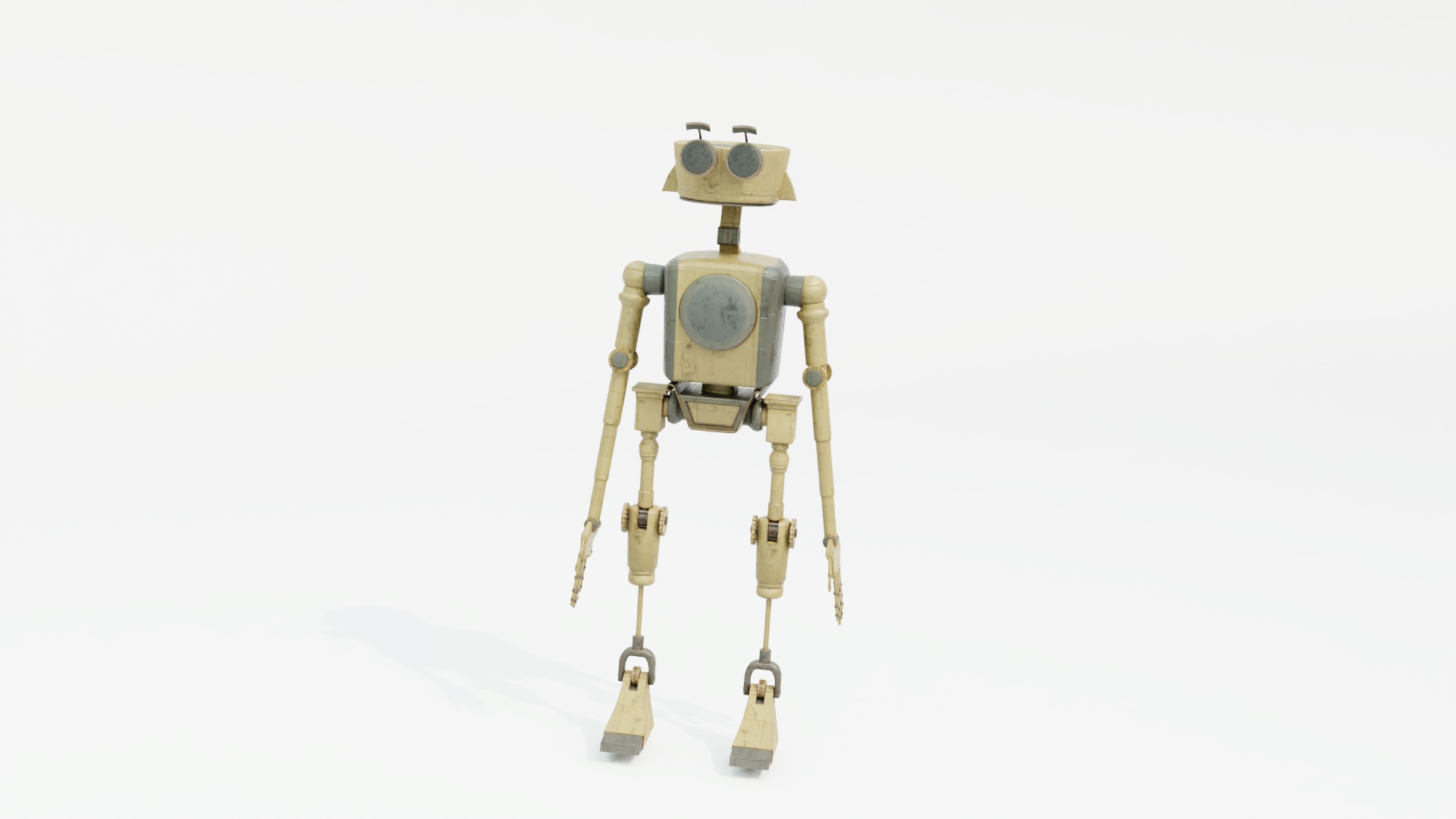 Robot Humanoid-A1 rigged 3D model_22