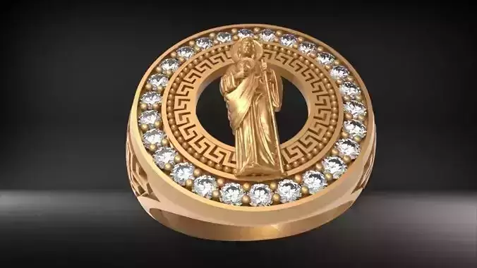 Saint Jude Signet Ring anillo san judas 