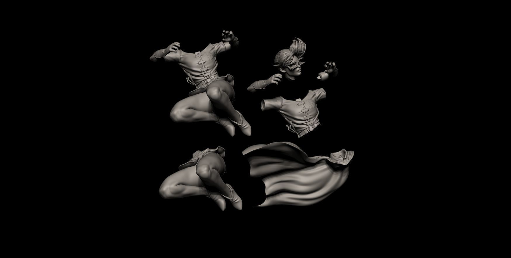 Fan art - Dark Knight Returns - FULL Diorama 3D print model_12