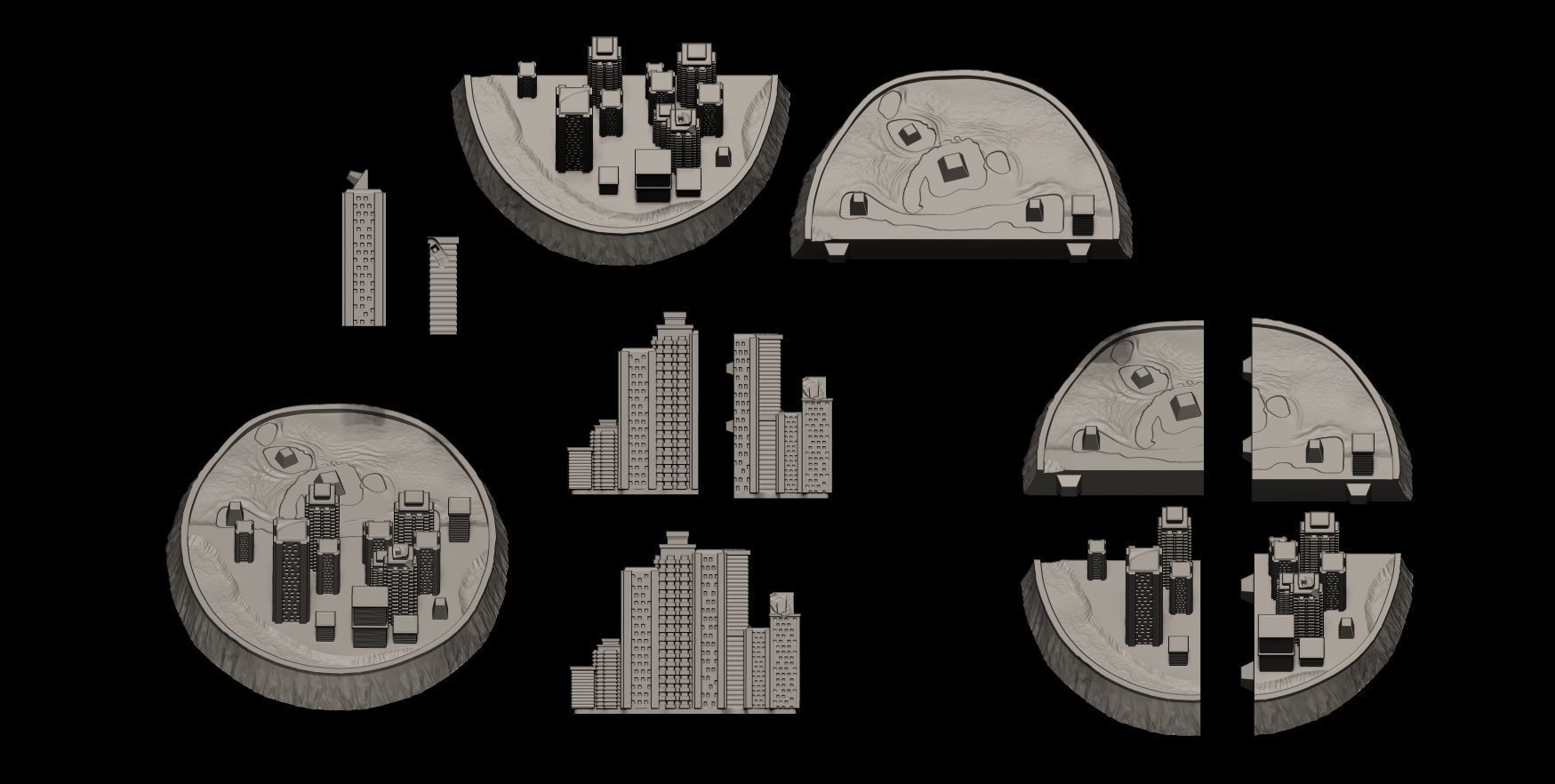 Fan art - Dark Knight Returns - FULL Diorama 3D print model_13